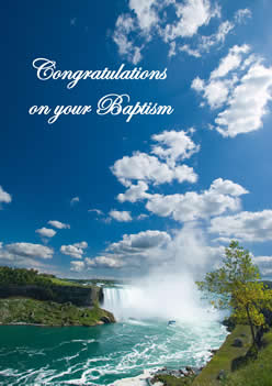 Baptism Card Glossy