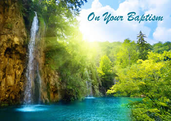 GREETINGS CARD - BAPTISM