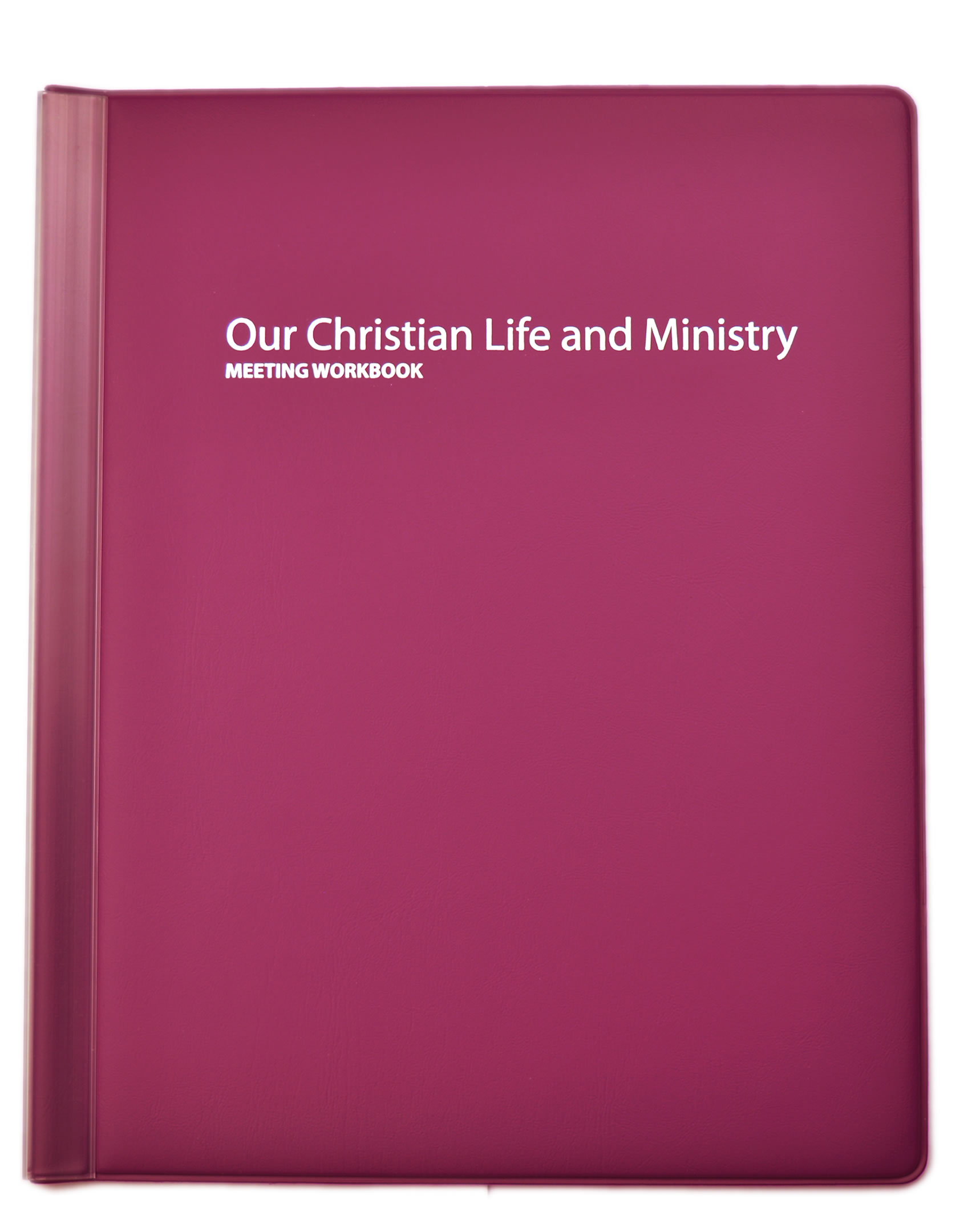 NEW Our Christian Life and Ministry Meeting Workbook Folder PLUM